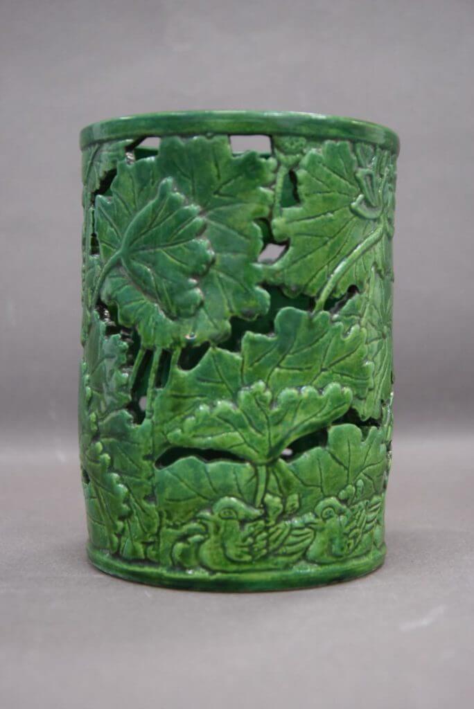 Vase porcelaine chinoise après restauration